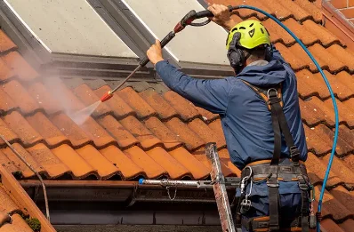 Démoussage et hydrofuge de toiture à Labroye
